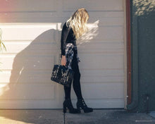 Load image into Gallery viewer, Black 3-Buckle Pointed Platform Boot