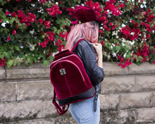 Load image into Gallery viewer, T.U.K. Burgundy Velvet Hat
