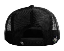 Load image into Gallery viewer, Black T.U.K. Logo Trucker Hat
