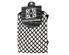Load image into Gallery viewer, Black Fishnet Crew Sock
