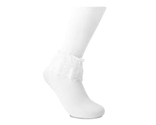 Load image into Gallery viewer, Women's White Lolita Sock
